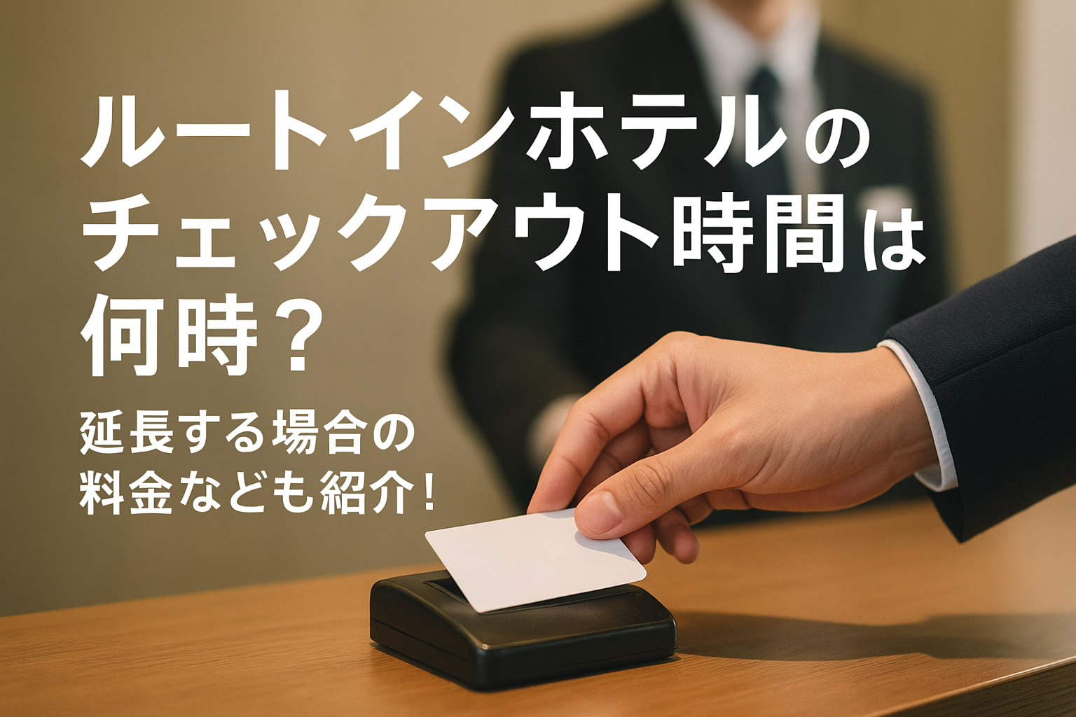 ルートインホテルのチェックアウト時間は何時？延長する場合の料金なども紹介！