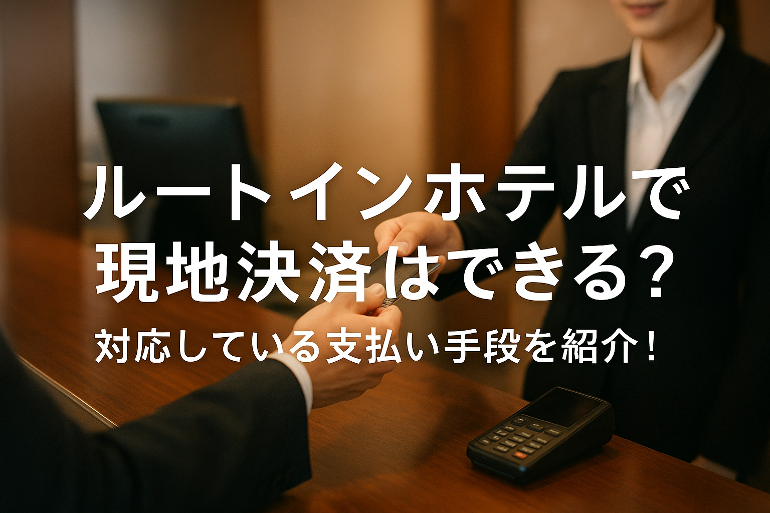 ルートインホテルで現地決済はできる？対応している支払い手段を紹介！