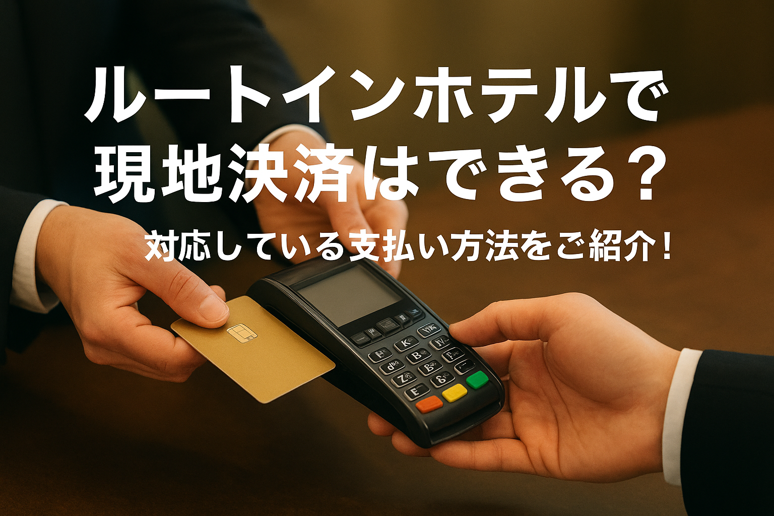 ルートインホテルで現地決済はできる?対応している支払い方法をご紹介!