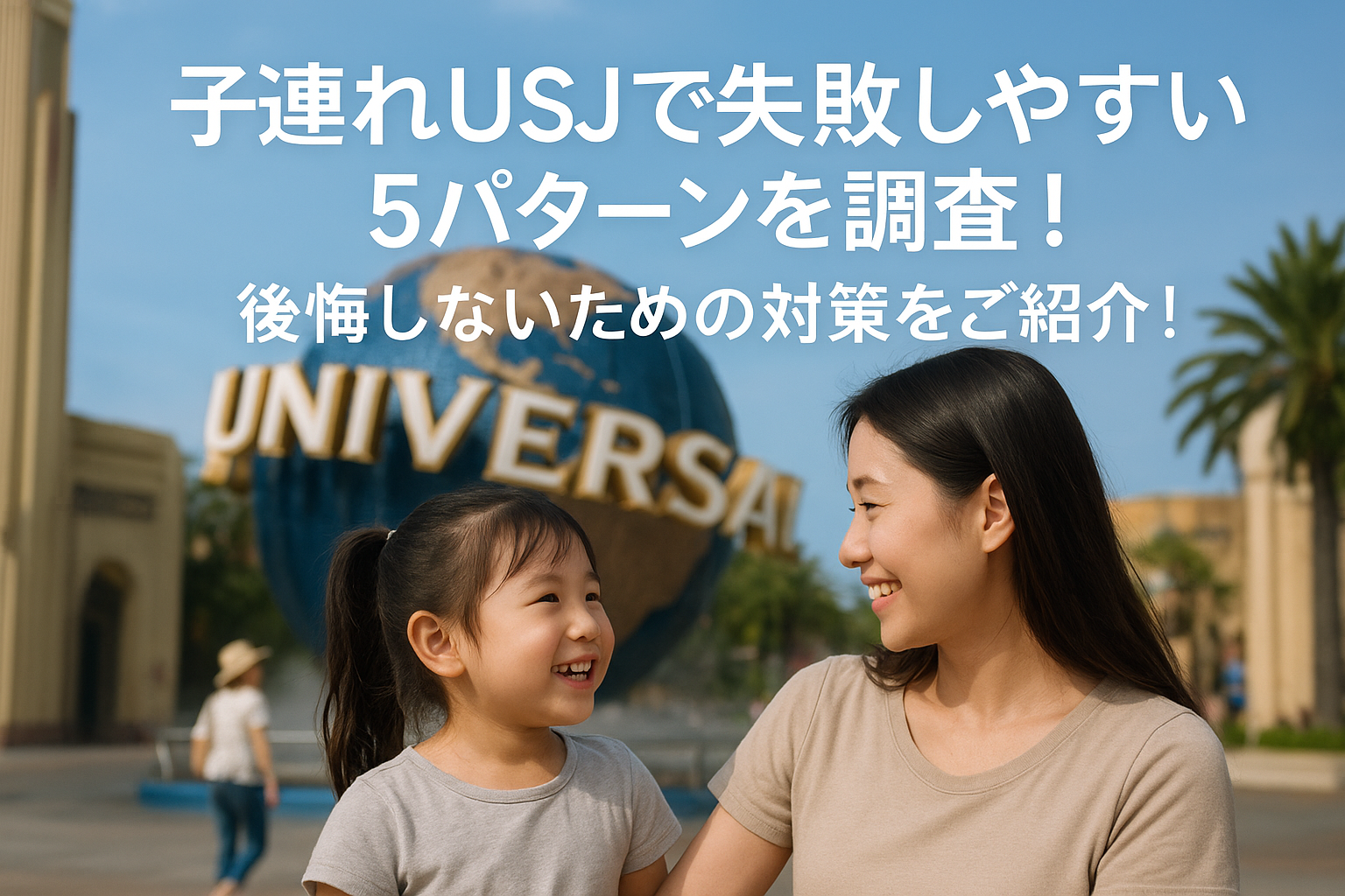 子連れUSJで失敗しやすい5パターンを調査！後悔しないための対策をご紹介！